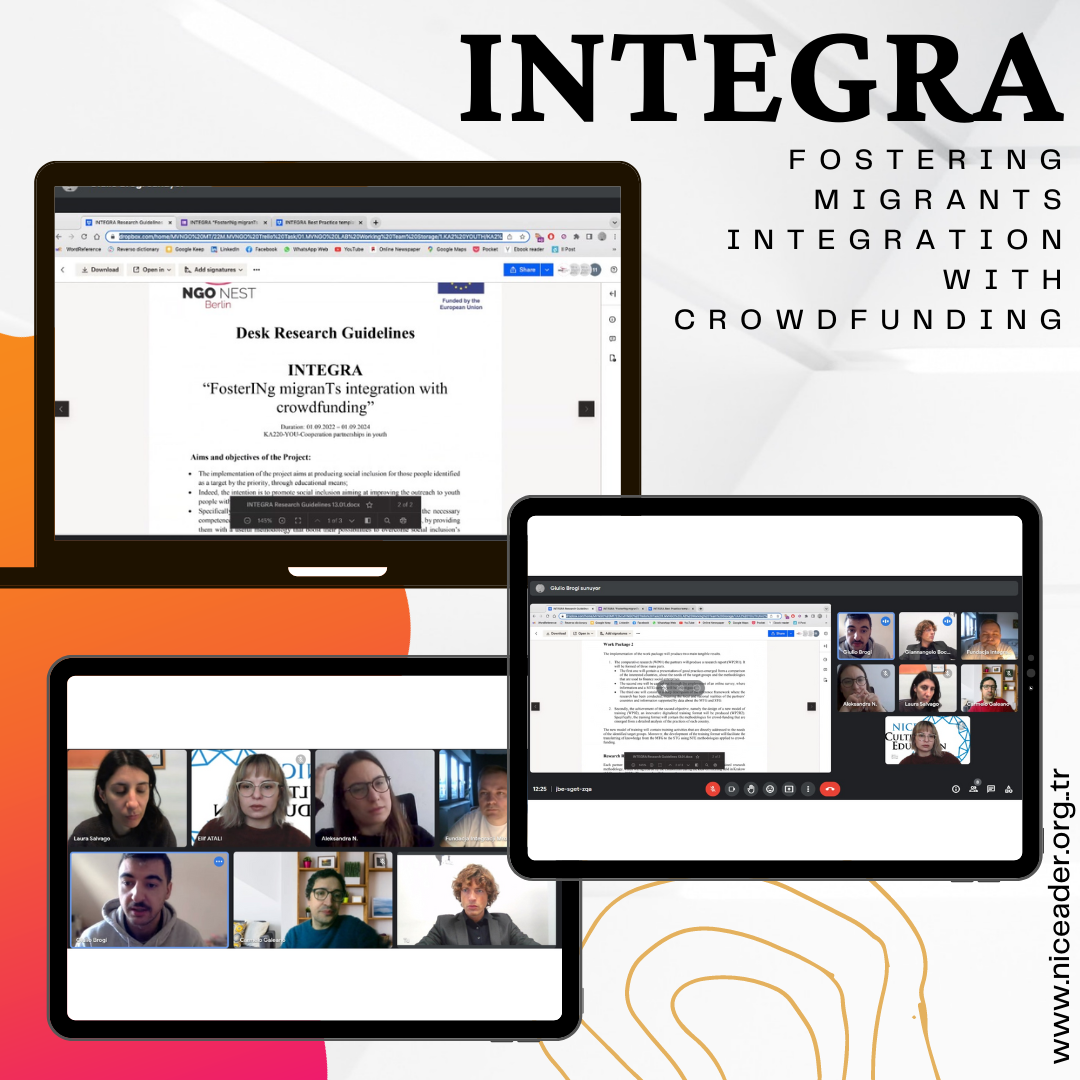 INTEGRA adlı projemizin Ocak ayı çevrimiçi toplantısı gerçekleştirildi!